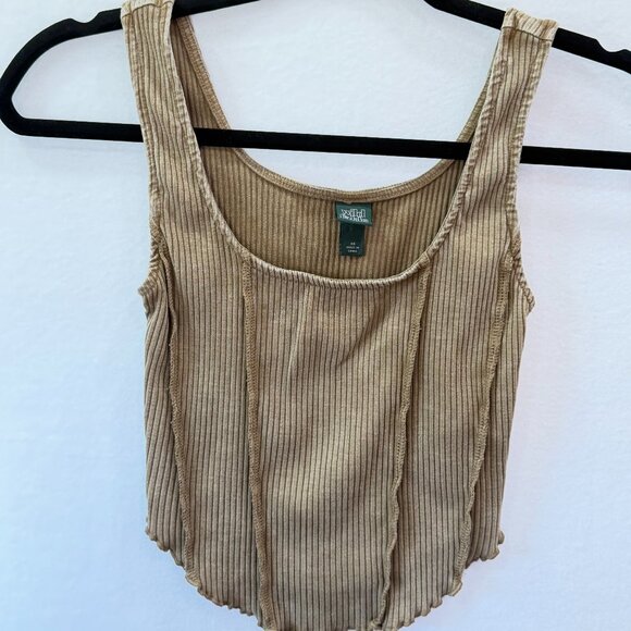 wild fable Tops - Wild Fable Brown Crop Tank – Size XS (Y2K)